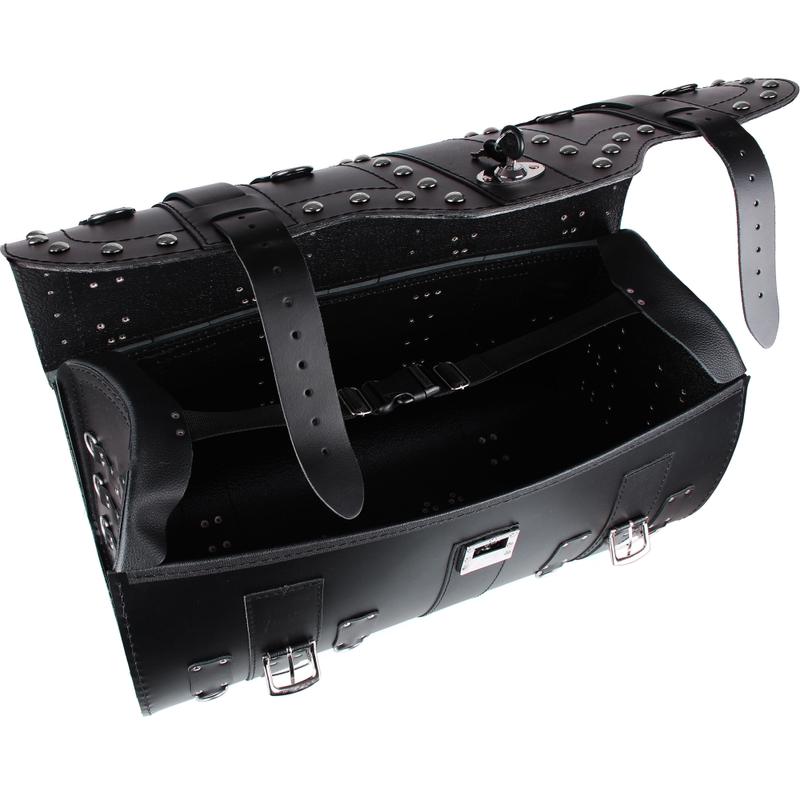 Chopper RSA-16B mallette moto en cuir avec serrure