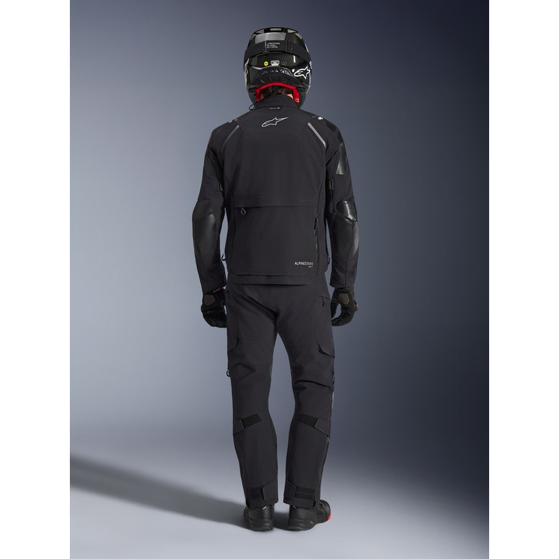 Blouson de moto Alpinestars Andes PRO Drystar XF noir-gris foncé