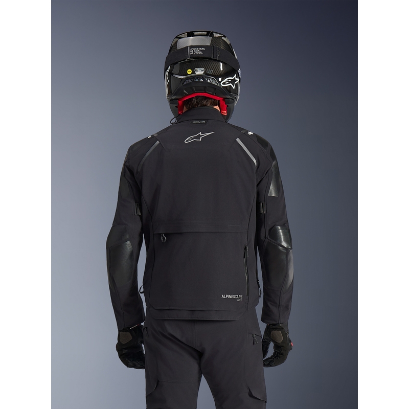 Blouson de moto Alpinestars Andes PRO Drystar XF noir-gris foncé