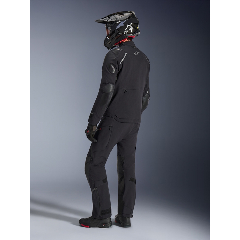 Blouson de moto Alpinestars Andes PRO Drystar XF noir-gris foncé