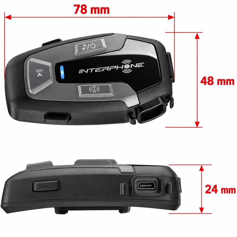 Casque Bluetooth Interphone U-COM6R - Twin Pack