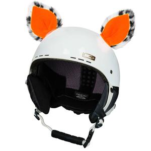Oreilles de casque Chat néon orange