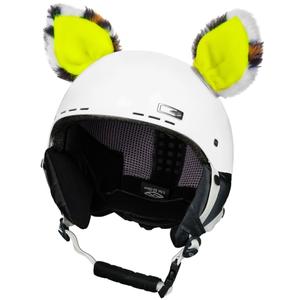 Oreilles de casque Chat jaune fluo
