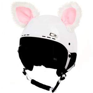 Oreilles de casque Chat blanc