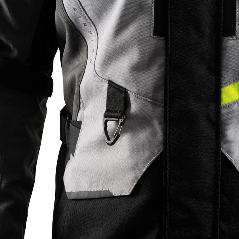 Blouson de moto Oxford Montreal 5.0 gris-noir-jaune