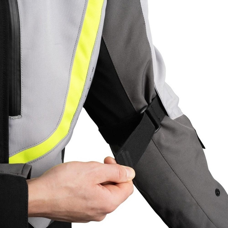 Blouson de moto Oxford Montreal 5.0 gris-noir-jaune