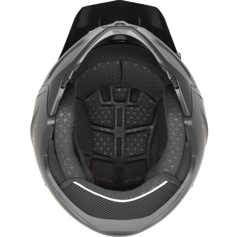 Casque de moto modulable Cassida Cross Country Dual jaune fluo-noir