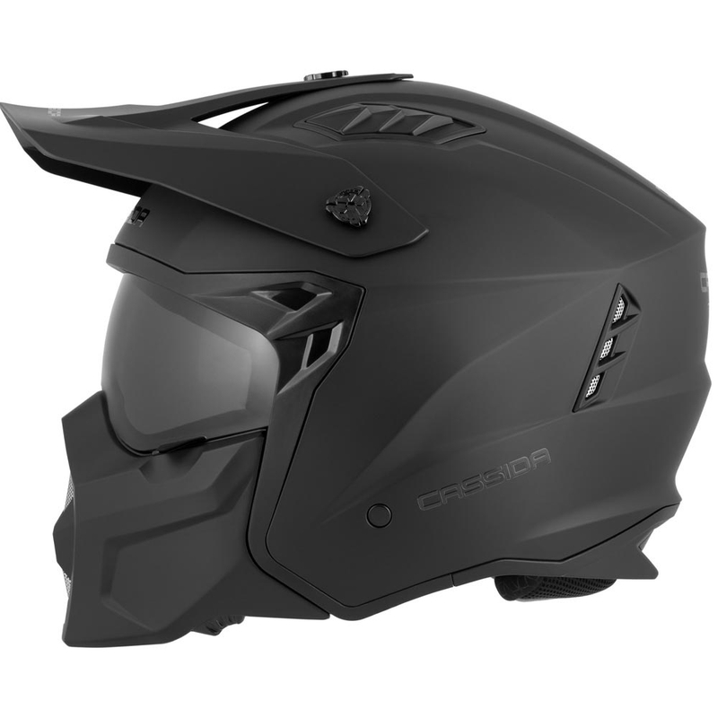 Casque de moto modulable Cassida Cross Country Dual noir mat