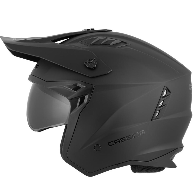 Casque de moto modulable Cassida Cross Country Dual noir mat