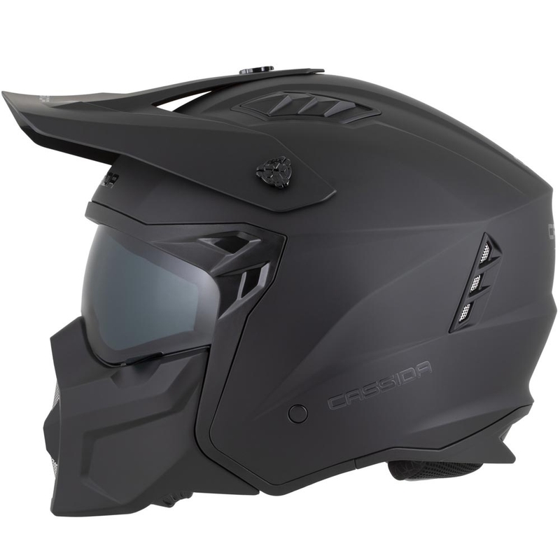 Casque de moto modulable Cassida Cross Country Dual noir mat