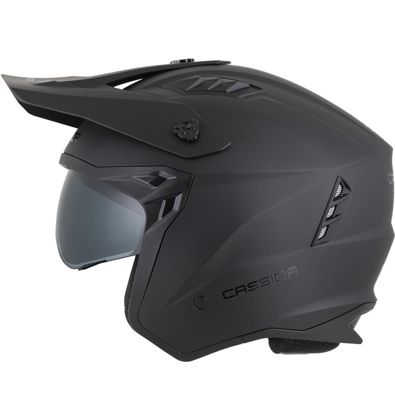 Casque de moto modulable Cassida Cross Country Dual noir mat
