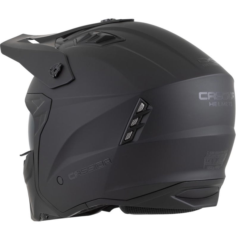 Casque de moto modulable Cassida Cross Country Dual noir mat