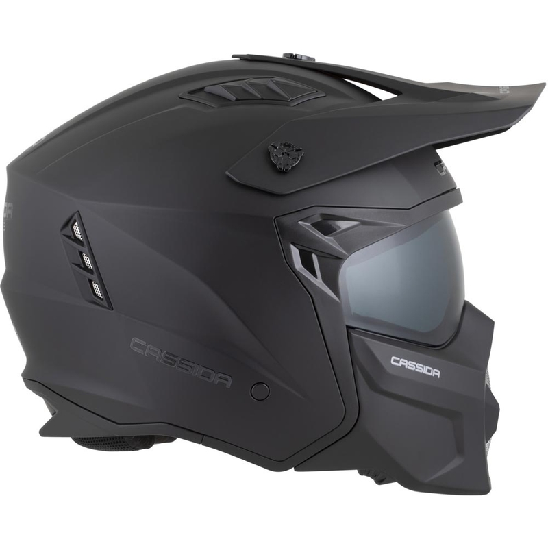 Casque de moto modulable Cassida Cross Country Dual noir mat