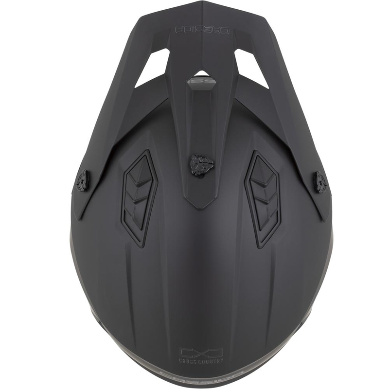 Casque de moto modulable Cassida Cross Country Dual noir mat