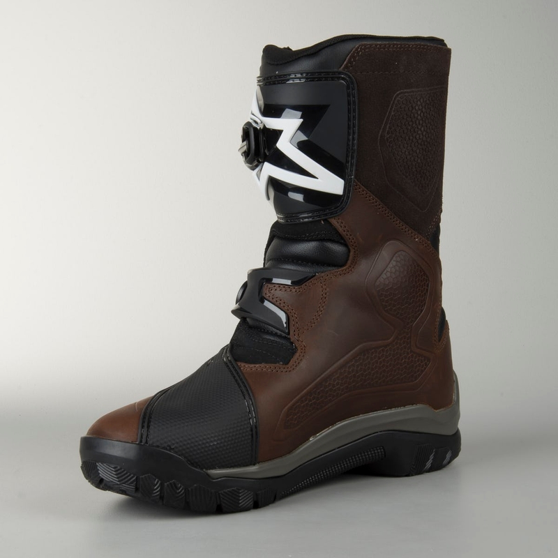 Bottes de moto Alpinestars Belize Oiled Drystar Brown