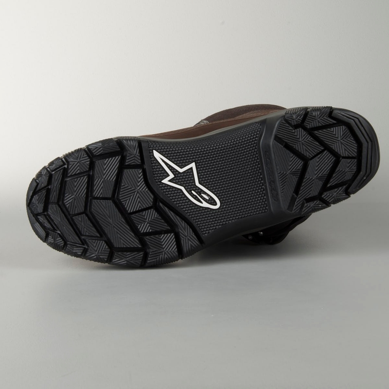 Bottes de moto Alpinestars Belize Oiled Drystar Brown