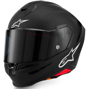 Casque intégral de moto Alpinestars S-R7 Solid noir mat