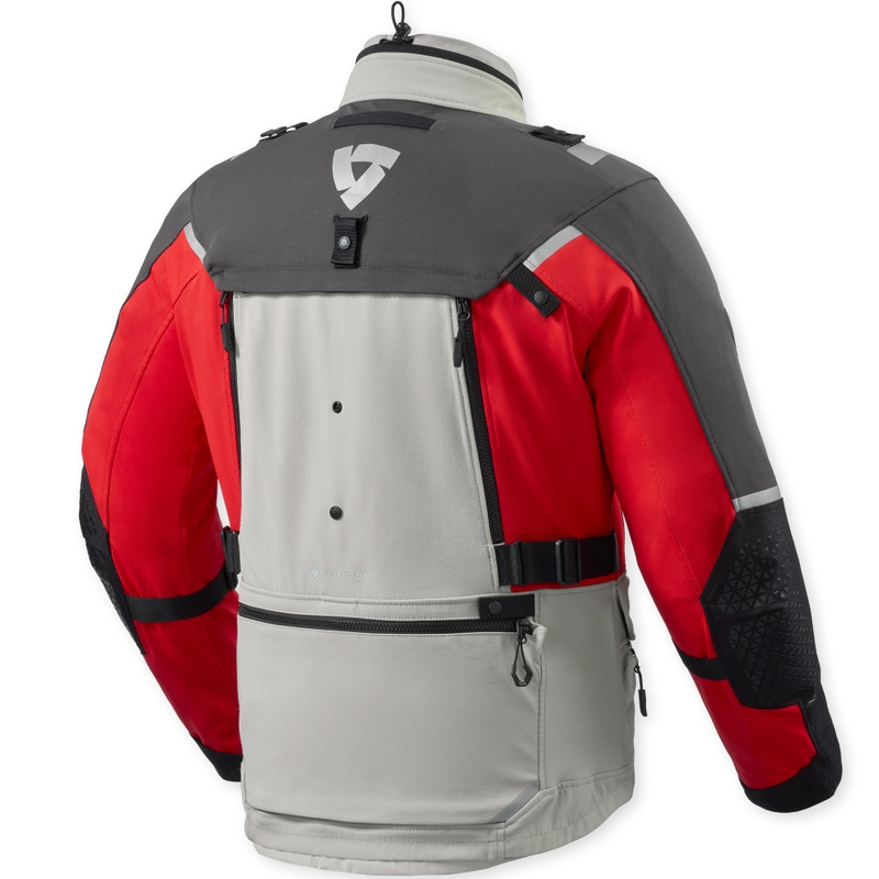 Veste de moto Revit Defender 4 GTX rouge anthracite
