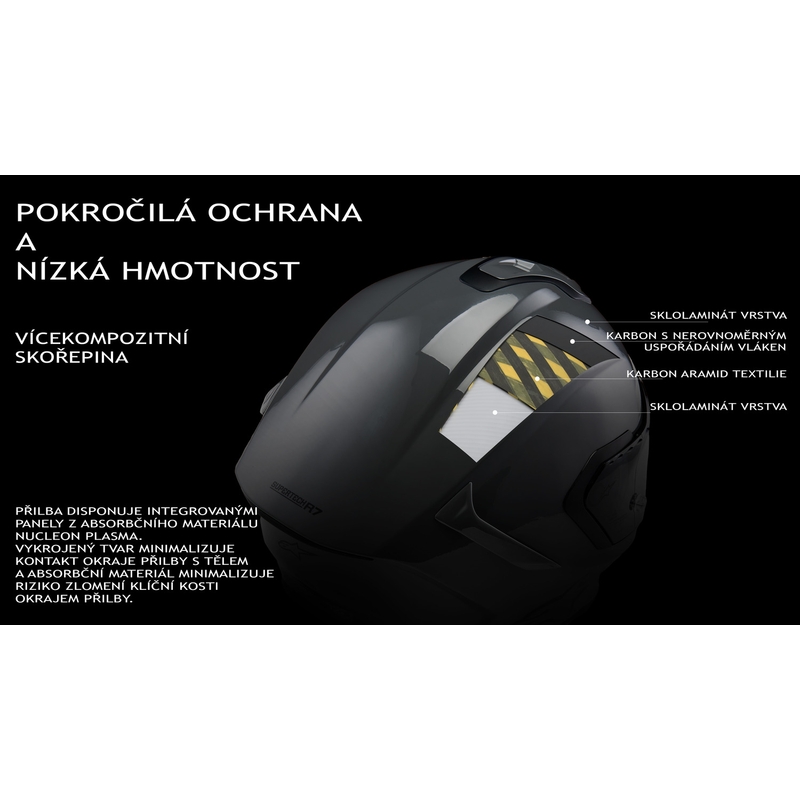 Casque intégral de moto Alpinestars S-R7 Solid blanc