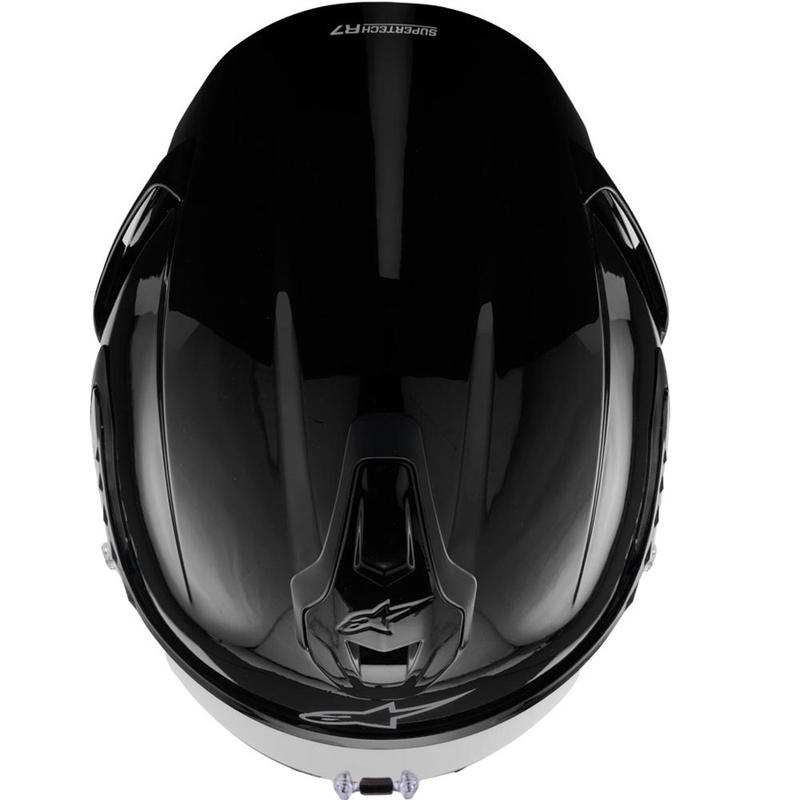 Casque intégral de moto Alpinestars S-R7 Solid noir