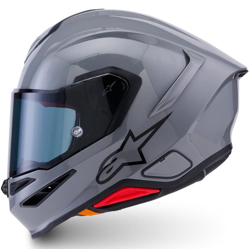 Casque intégral de moto Alpinestars S-R7 Solid gris