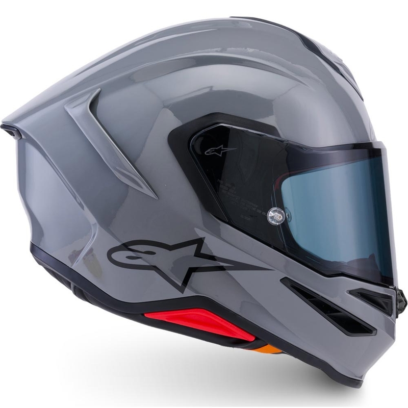 Casque intégral de moto Alpinestars S-R7 Solid gris