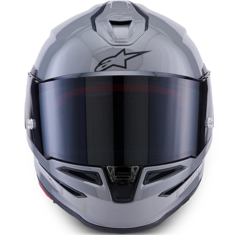 Casque intégral de moto Alpinestars S-R7 Solid gris