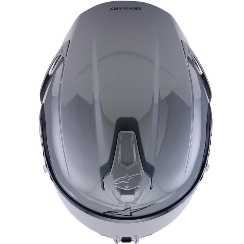 Casque intégral de moto Alpinestars S-R7 Solid gris