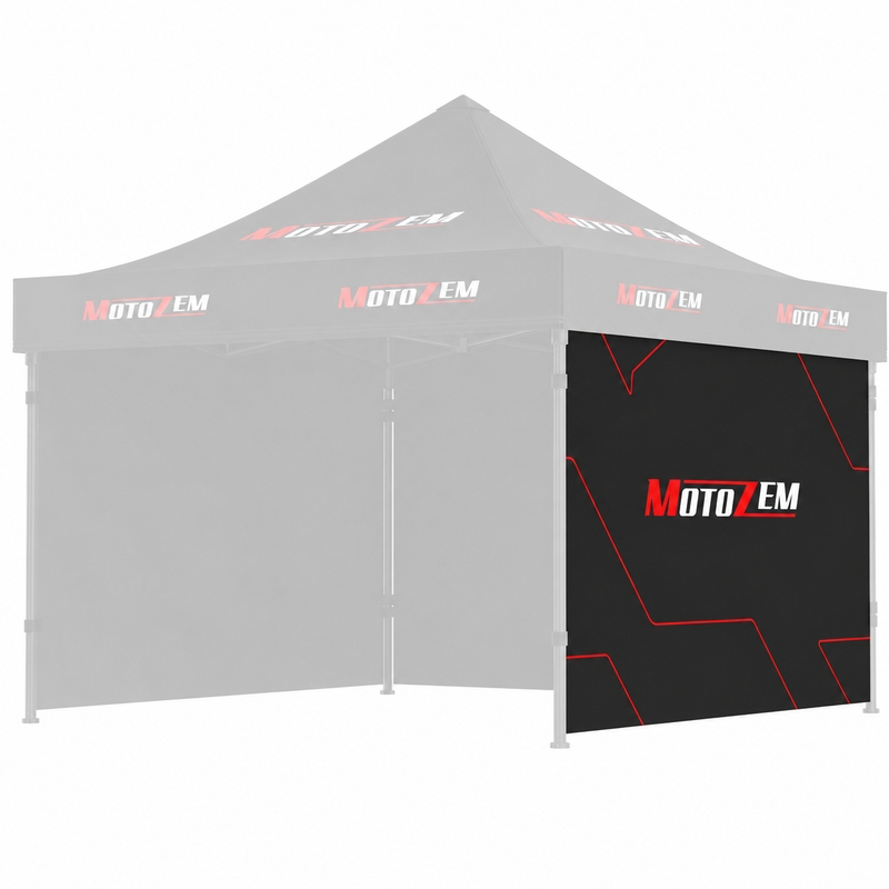Panneaux latéraux pour la vente de tentes de course MotoZem Line