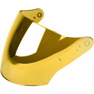 Visière Scorpion KDF-25 pour casques de moto EXO-230/Z1, finition or miroir
