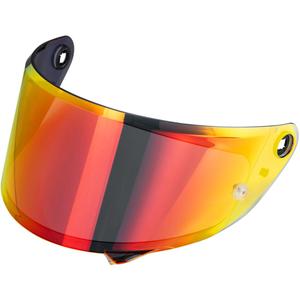 Visière HJ-26 pour casques HJC RPHA 11/carbone, miroir rouge