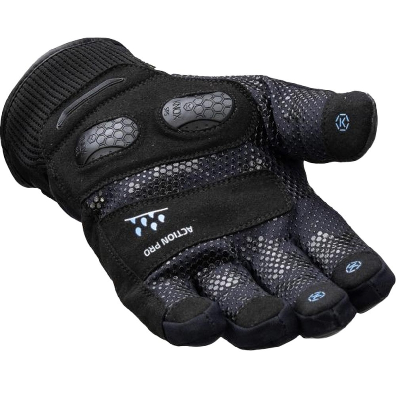 Gants de moto imperméables Knox Action PRO noirs