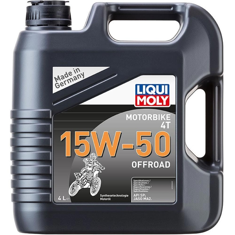 Huile moteur synthétique LIQUI MOLY Motorcycle 4T 15W50 Offroad 4 l