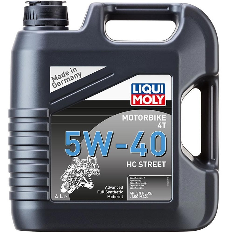 Huile moteur synthétique LIQUI MOLY Motorbike 4T 5W40 HC Street 4 l