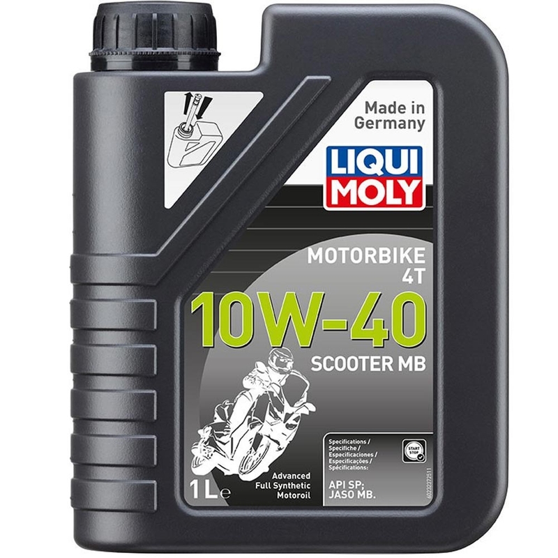 Huile moteur synthétique LIQUI MOLY Moto 4T 10W40 Scooter MB 1 l