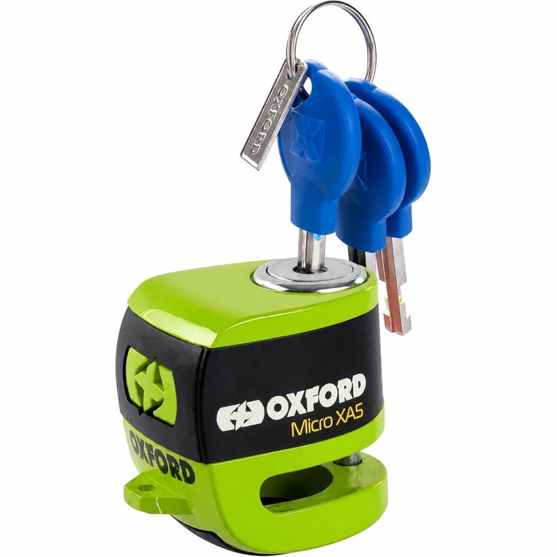 Antivol de disque Oxford Micro XA5 - Édition limitée verte