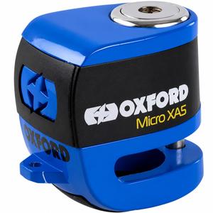 Antivol de disque Oxford Micro XA5 - Édition limitée bleue