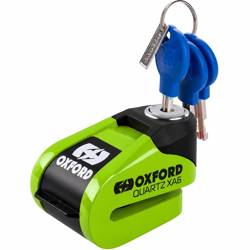 Antivol de disque Oxford Quartz Alarm XA6 - Édition limitée verte