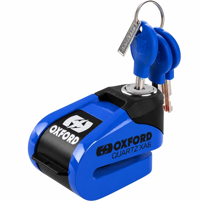 Antivol de disque Oxford Quartz Alarm XA6 - Édition limitée bleue