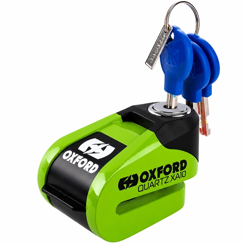 Antivol de disque Oxford Quartz Alarm XA10 - Édition limitée verte