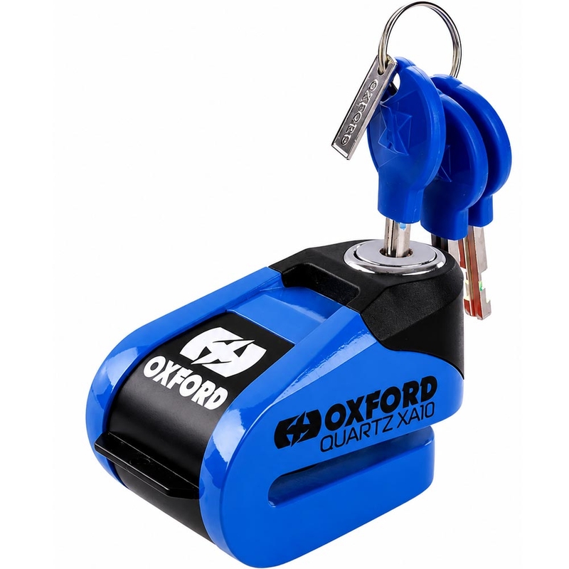 Antivol de disque Oxford Quartz Alarm XA10 - Édition limitée bleue