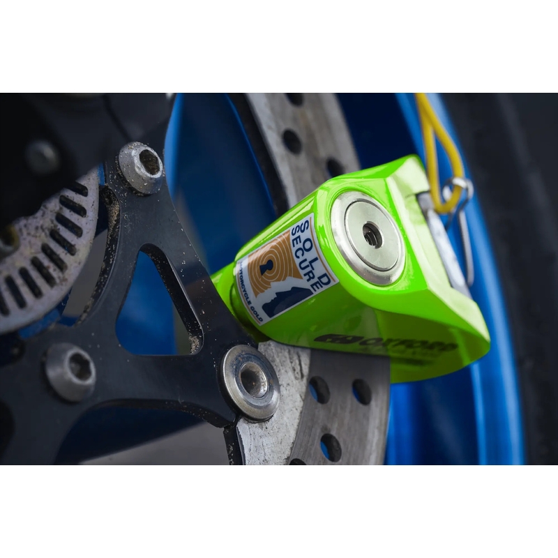 Antivol de disque Oxford Alpha Alarm XA14 - Édition limitée verte