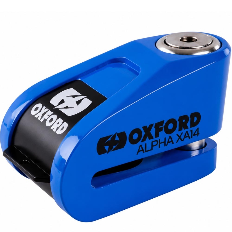Antivol de disque Oxford Alpha Alarm XA14 - Édition limitée bleue