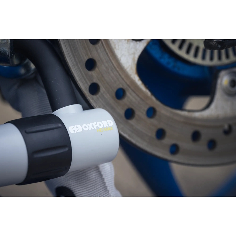 Antivol de chaîne pour moto Oxford HD - édition limitée grise