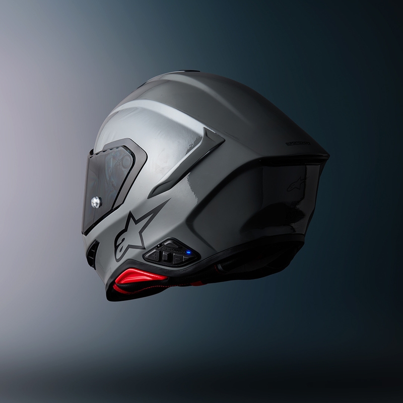 Intercom Bluetooth pour moto Alpinestars A-CONNECT, système noir