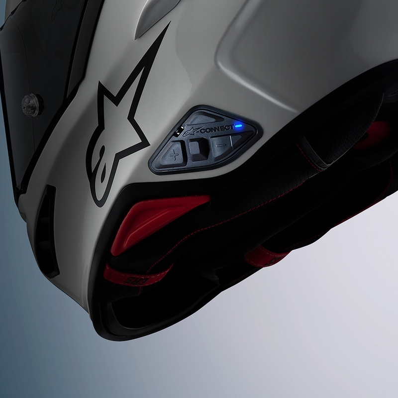 Intercom Bluetooth pour moto Alpinestars A-CONNECT, système noir