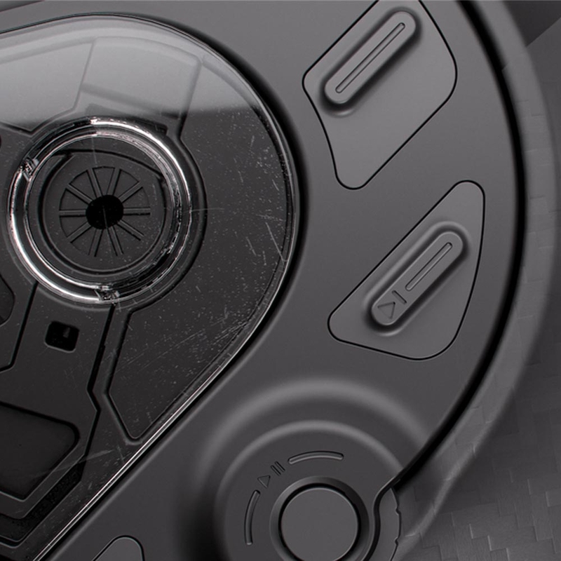 Casque intégral de moto Cardo Beyond GTS noir