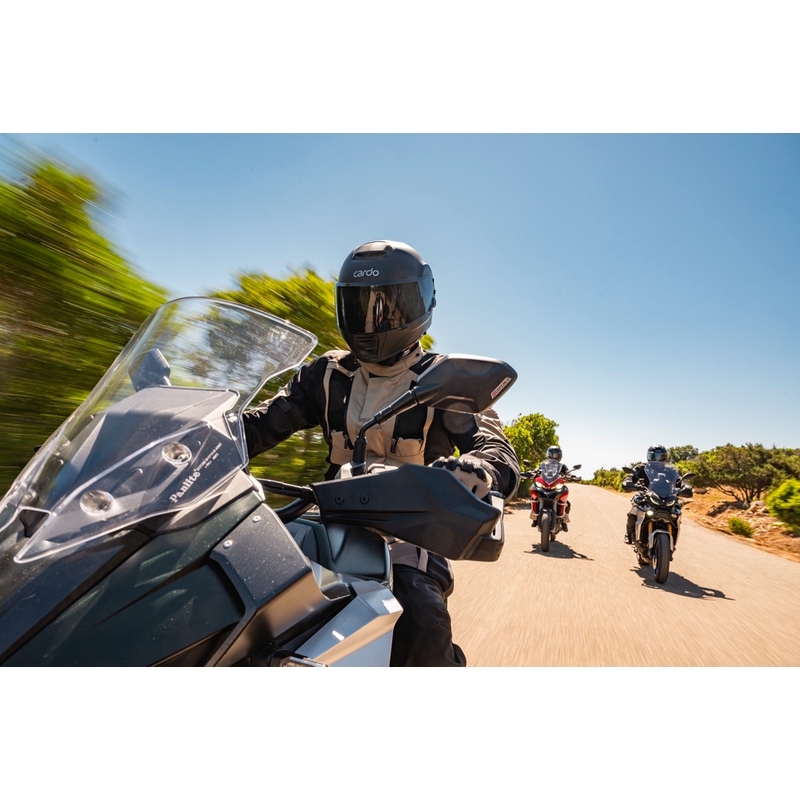 Casque intégral de moto Cardo Beyond GTS noir