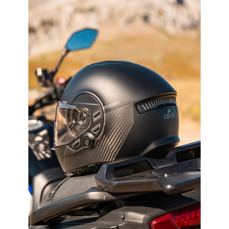 Casque intégral de moto Cardo Beyond GTS noir