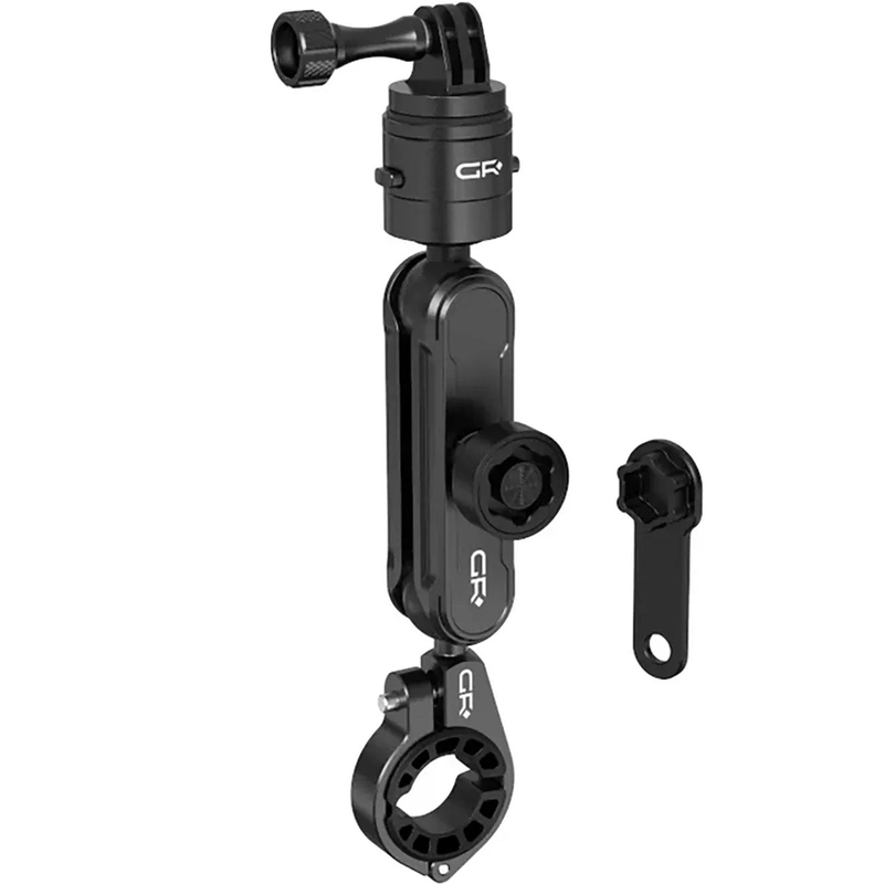 Support de caméra d'action antivol GRxplore GT1 pour guidon, noir